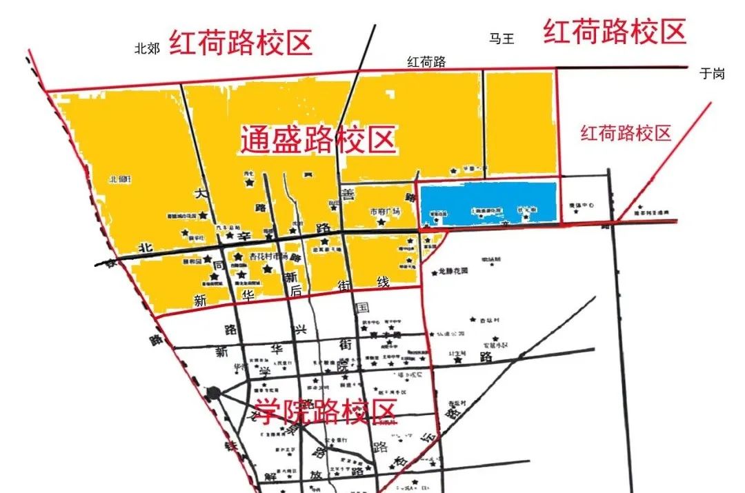 滕州市北辛街道地图图片