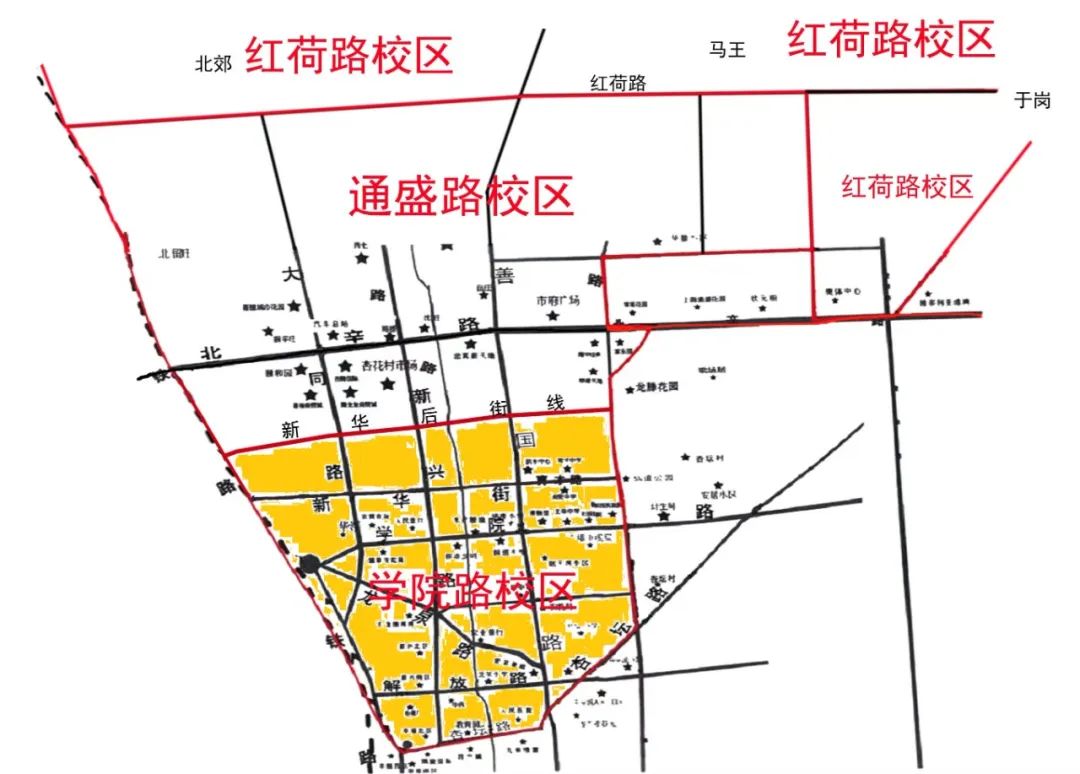 滕州市北辛街道地图图片